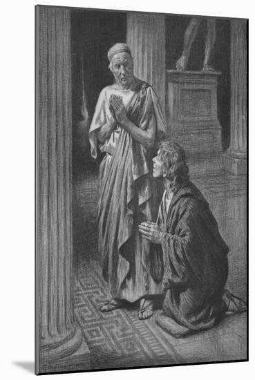 'The Philosopher and his friend at Prayer', c1917, (1917)-Gunning King-Mounted Giclee Print