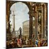 The Philosopher Diogenes Throwing Down His Bowl-Giovanni Paolo Panini-Mounted Giclee Print