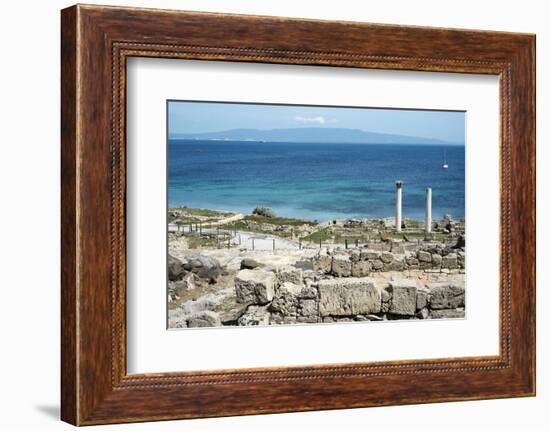 The Phoenician Roman Port of Tharros, Sardinia, Italy, Mediterranean, Europe-Oliviero Olivieri-Framed Photographic Print