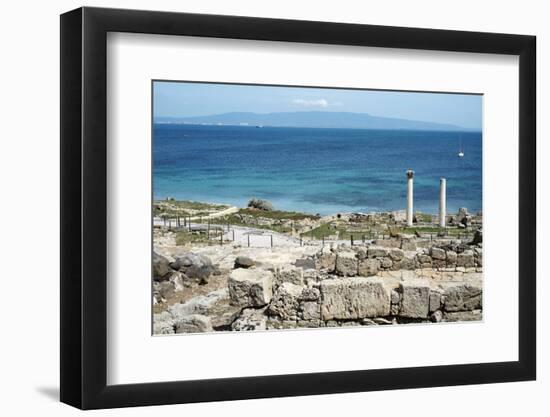 The Phoenician Roman Port of Tharros, Sardinia, Italy, Mediterranean, Europe-Oliviero Olivieri-Framed Photographic Print