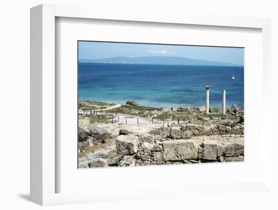 The Phoenician Roman Port of Tharros, Sardinia, Italy, Mediterranean, Europe-Oliviero Olivieri-Framed Photographic Print