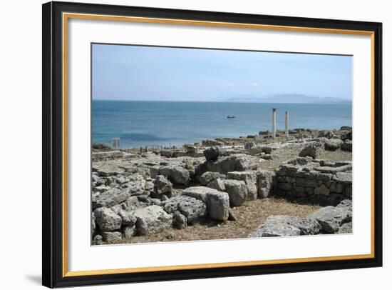 The Phoenician Roman Port of Tharros, Sardinia, Italy, Mediterranean, Europe-Oliviero Olivieri-Framed Photographic Print