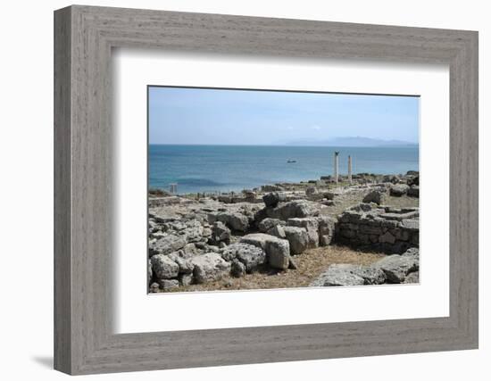 The Phoenician Roman Port of Tharros, Sardinia, Italy, Mediterranean, Europe-Oliviero Olivieri-Framed Photographic Print