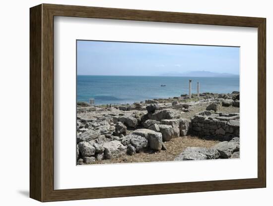 The Phoenician Roman Port of Tharros, Sardinia, Italy, Mediterranean, Europe-Oliviero Olivieri-Framed Photographic Print