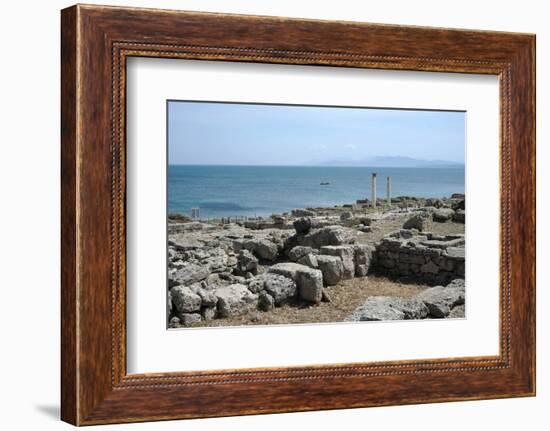 The Phoenician Roman Port of Tharros, Sardinia, Italy, Mediterranean, Europe-Oliviero Olivieri-Framed Photographic Print