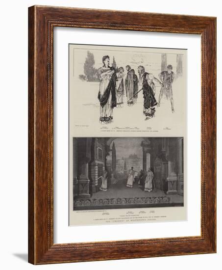 The Phormio at Westminster School-Frank Craig-Framed Giclee Print