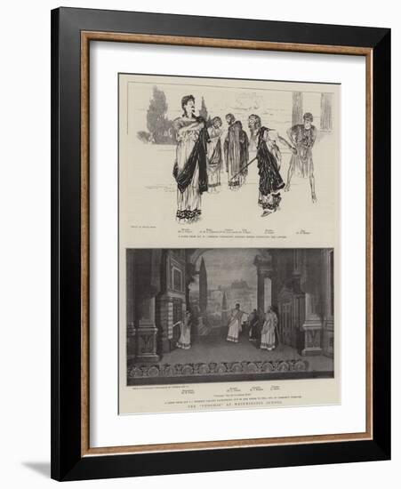 The Phormio at Westminster School-Frank Craig-Framed Giclee Print