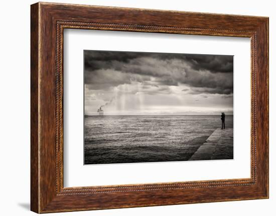 The Photographer and the Sea-Vito Guarino-Framed Photographic Print