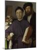 The Physician Giovanni Agostino Della Torre and His Son, Niccolò, Ca 1515-Lorenzo Lotto-Mounted Giclee Print