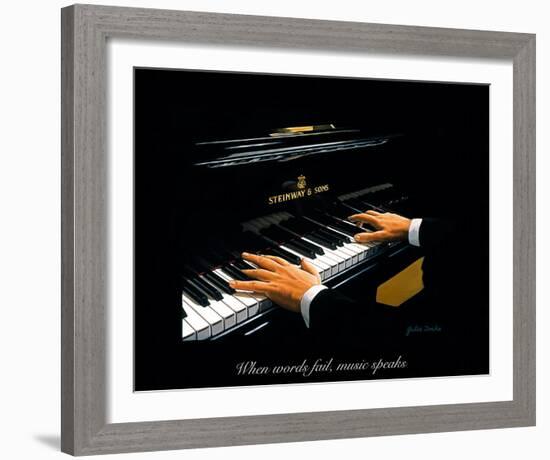 The Pianist-Julia Drake-Framed Giclee Print