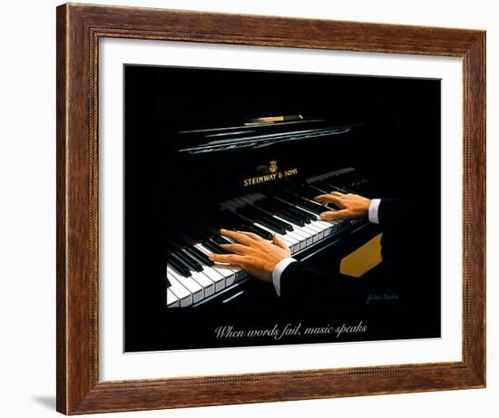 The Pianist-Julia Drake-Framed Giclee Print