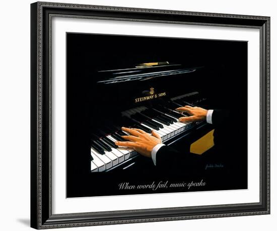 The Pianist-Julia Drake-Framed Giclee Print