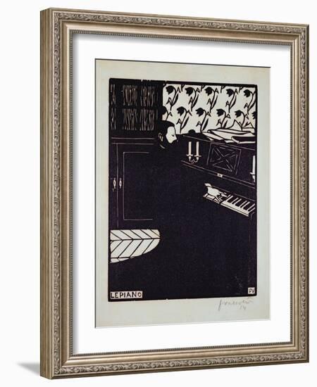 The Piano, 1914-Félix Vallotton-Framed Giclee Print