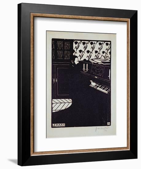 The Piano, 1914-Félix Vallotton-Framed Giclee Print