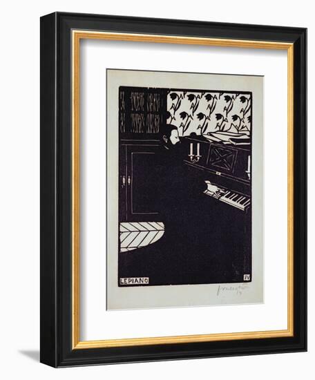 The Piano, 1914-Félix Vallotton-Framed Giclee Print