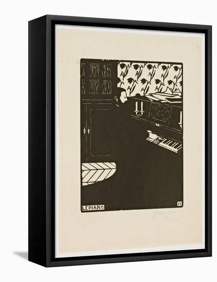 The Piano, from the Series 'Musical Instruments', 1896-97-Félix Vallotton-Framed Premier Image Canvas