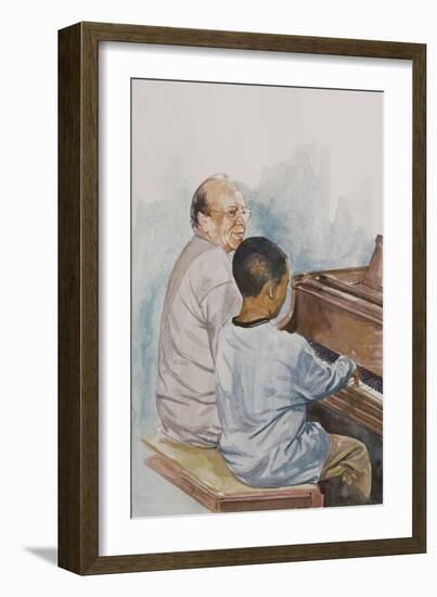 The Piano Lesson, 2003-Colin Bootman-Framed Giclee Print