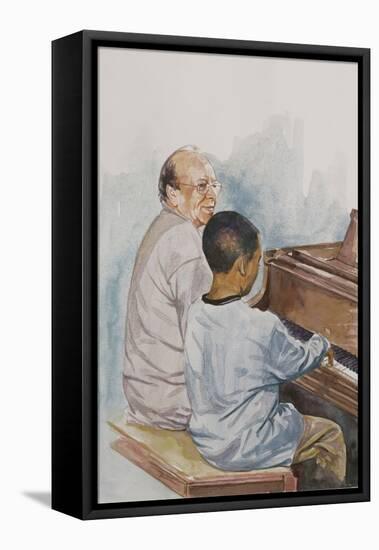 The Piano Lesson, 2003-Colin Bootman-Framed Premier Image Canvas