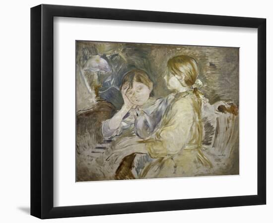 The Piano Lesson-Berthe Morisot-Framed Giclee Print