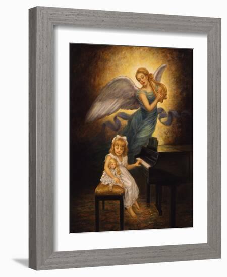 The Piano-Edgar Jerins-Framed Giclee Print