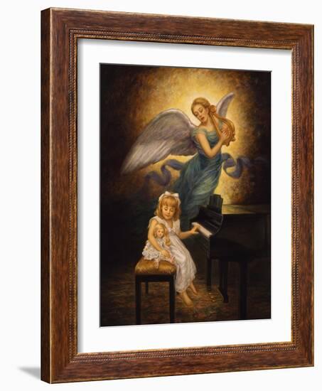 The Piano-Edgar Jerins-Framed Giclee Print