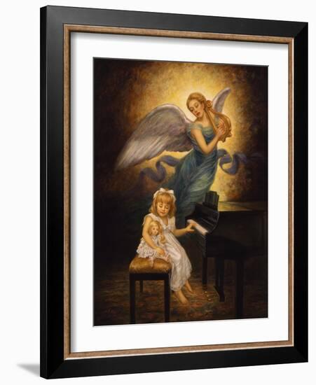 The Piano-Edgar Jerins-Framed Giclee Print