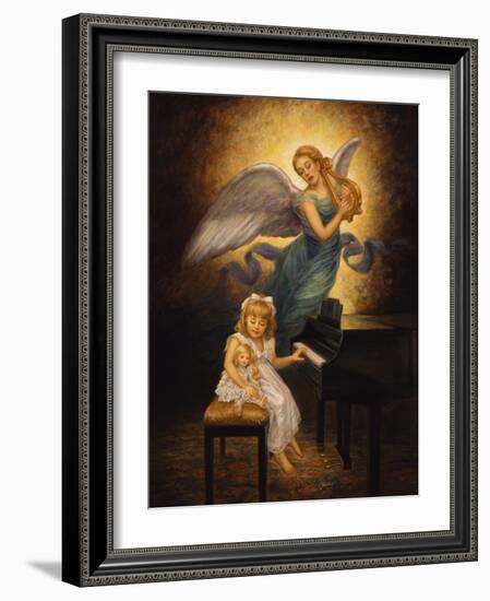 The Piano-Edgar Jerins-Framed Giclee Print