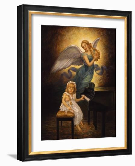 The Piano-Edgar Jerins-Framed Giclee Print