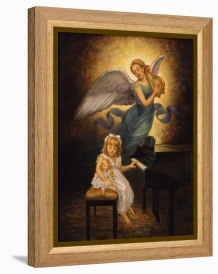 The Piano-Edgar Jerins-Framed Premier Image Canvas