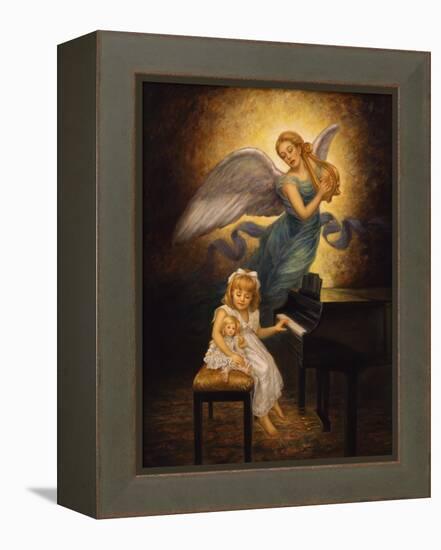 The Piano-Edgar Jerins-Framed Premier Image Canvas