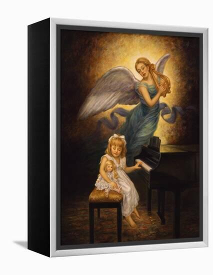The Piano-Edgar Jerins-Framed Premier Image Canvas