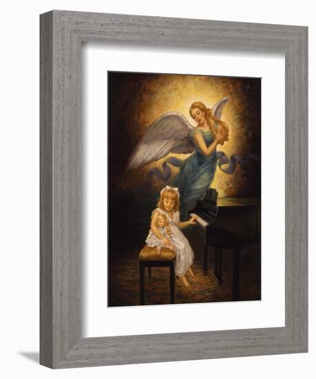 The Piano-Edgar Jerins-Framed Giclee Print
