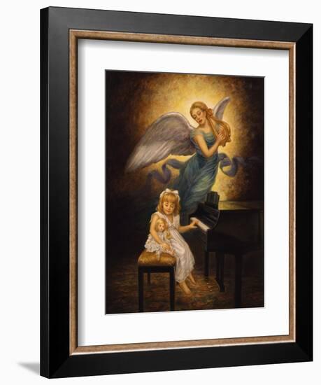 The Piano-Edgar Jerins-Framed Giclee Print