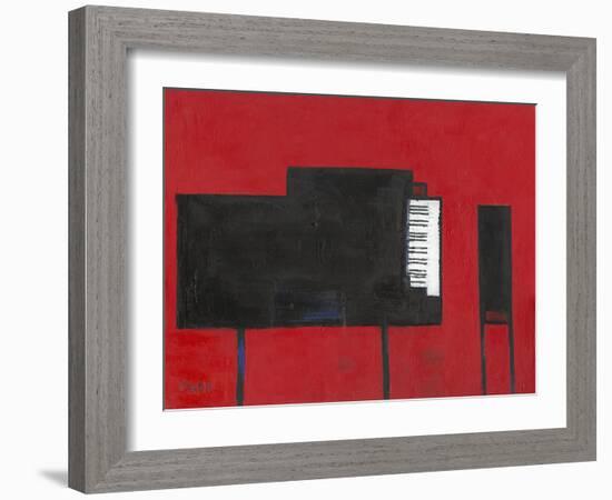 The Piano-Samuel Dixon-Framed Art Print