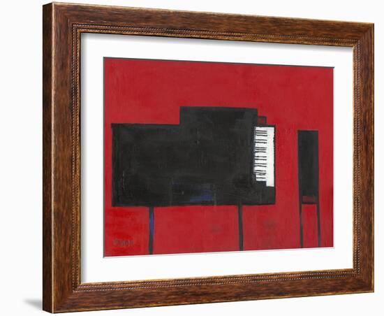 The Piano-Samuel Dixon-Framed Art Print