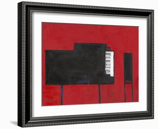 The Piano-Samuel Dixon-Framed Art Print