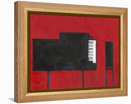 The Piano-Samuel Dixon-Framed Stretched Canvas