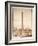 The Piazza Del Popolo Obelisk, from the Circus Maximus, 1833-Agostino Tofanelli-Framed Giclee Print