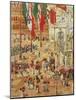 The Piazza of St. Marks, Venice-Maurice Brazil Prendergast-Mounted Giclee Print
