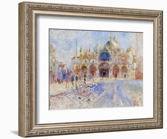 The Piazza San Marco, Venice, 1881-Pierre-Auguste Renoir-Framed Giclee Print