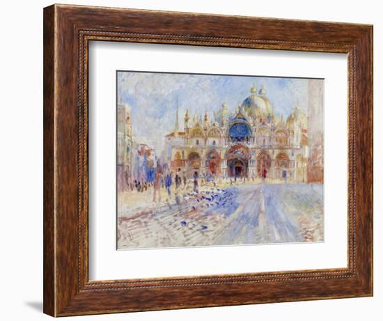 The Piazza San Marco, Venice, 1881-Pierre-Auguste Renoir-Framed Giclee Print