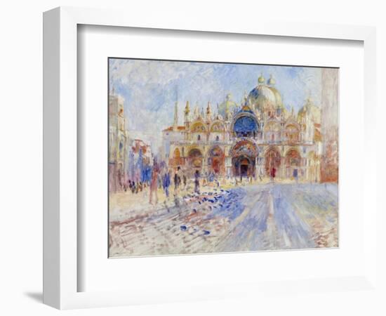 The Piazza San Marco, Venice, 1881-Pierre-Auguste Renoir-Framed Giclee Print