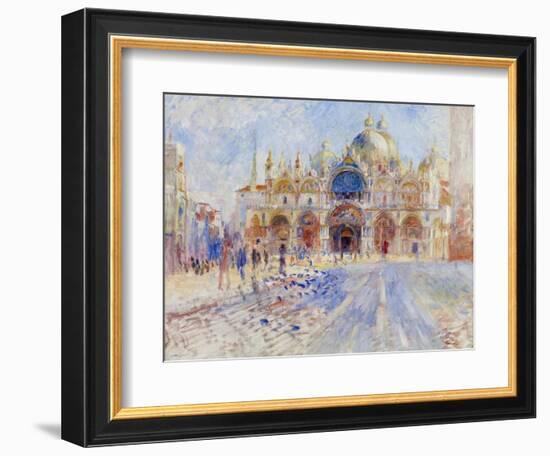 The Piazza San Marco, Venice, 1881-Pierre-Auguste Renoir-Framed Giclee Print