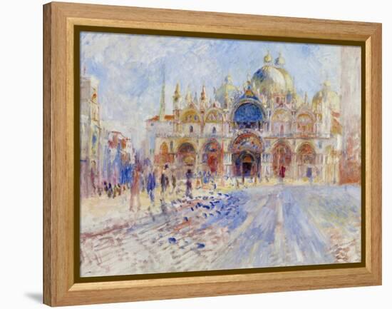 The Piazza San Marco, Venice, 1881-Pierre-Auguste Renoir-Framed Premier Image Canvas