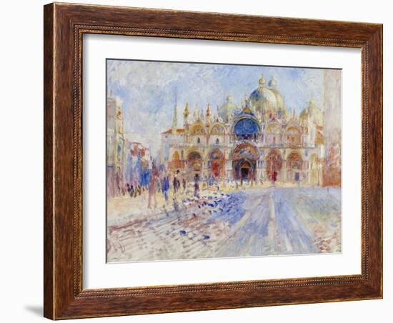 The Piazza San Marco, Venice, 1881-Pierre-Auguste Renoir-Framed Giclee Print