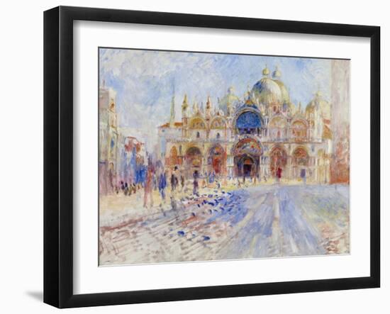 The Piazza San Marco, Venice, 1881-Pierre-Auguste Renoir-Framed Giclee Print