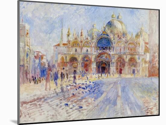 The Piazza San Marco, Venice, 1881-Pierre-Auguste Renoir-Mounted Giclee Print