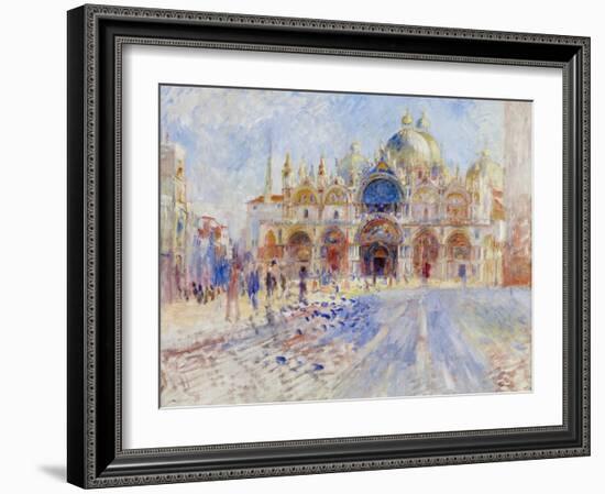 The Piazza San Marco, Venice, 1881-Pierre-Auguste Renoir-Framed Giclee Print