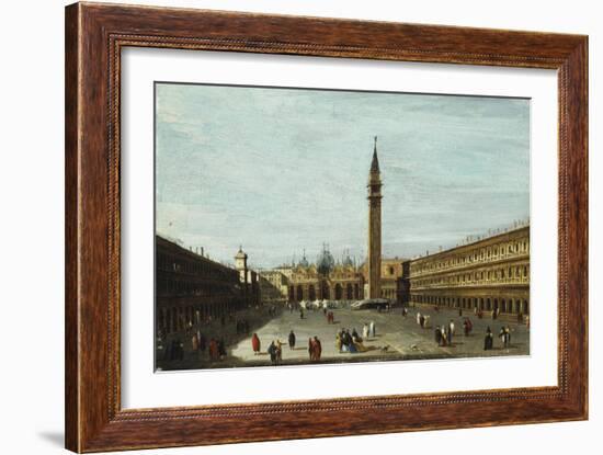 The Piazza San Marco, Venice Looking East-Francesco Guardi-Framed Giclee Print