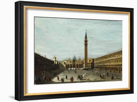 The Piazza San Marco, Venice Looking East-Francesco Guardi-Framed Giclee Print